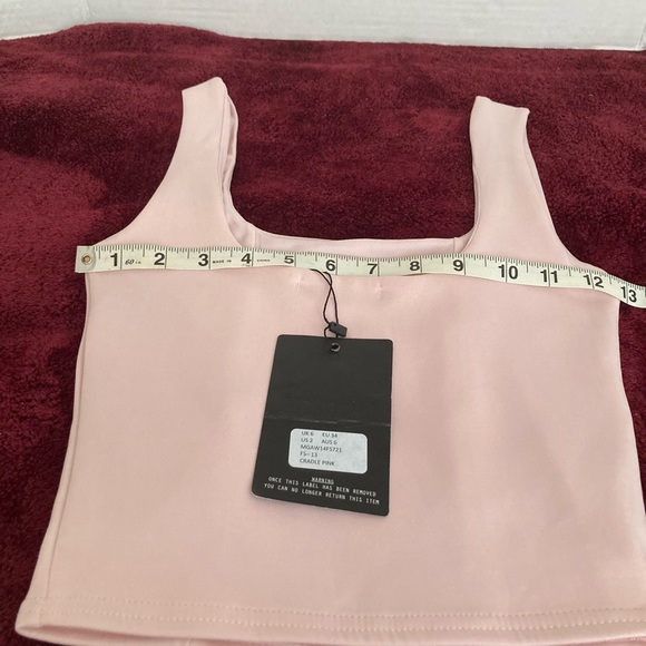 Misguided - NWT -top cradle pink - size 2 (Juniors) - Picture 4 of 5